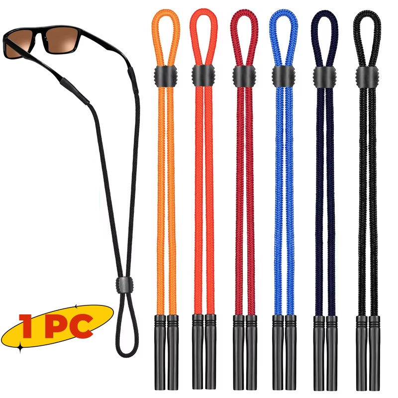 スポーツ用メガネストラップ1個、サングラスホルダー、男女兼用 - Sunglass Retainer Cord のレビューと価格