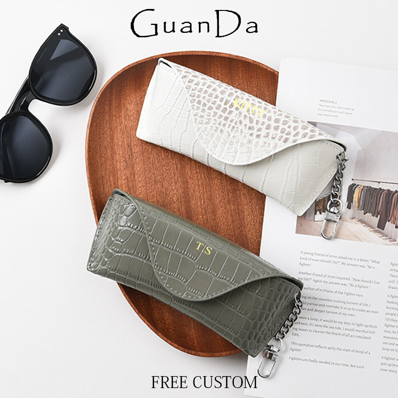 高級本革製カスタムイニシャル入りメガネバッグ ファッションレ - Sunglass Retainer Cord のレビューと価格